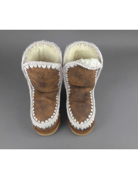 Mou /// Eskimo 24 Donna Montone Double-Face Marrone Prezzo 269,00