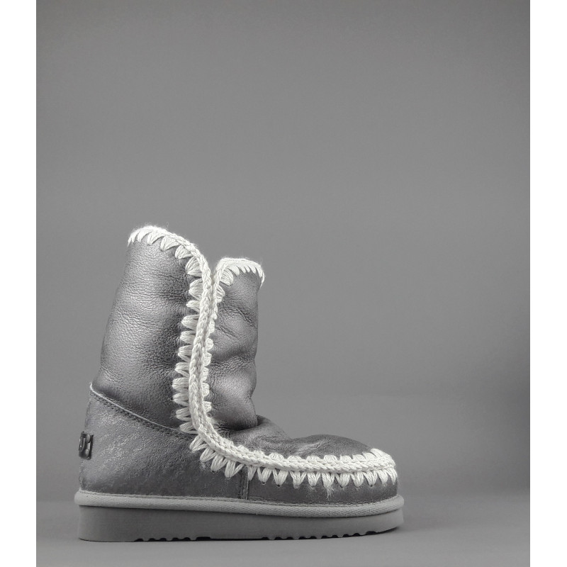 Mou /// Sa Eskimo 24 Donna Montone Double-Face Metal Vintage Grigio Prezzo 269,00