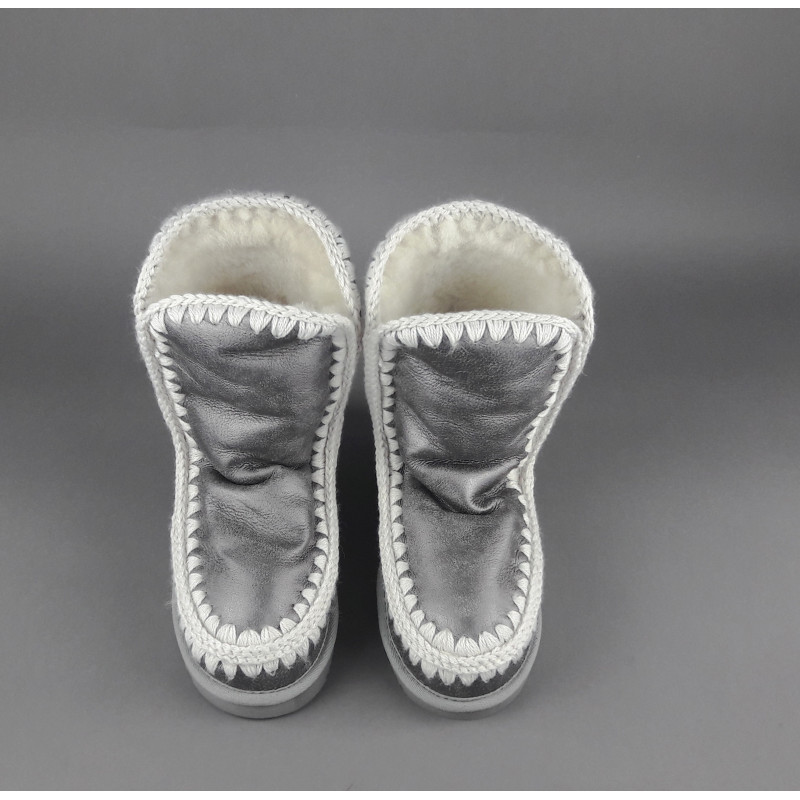 Mou /// Sa Eskimo 24 Donna Montone Double-Face Metal Vintage Grigio Prezzo 269,00