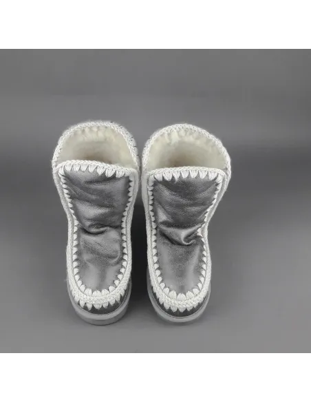 Mou /// Sa Eskimo 24 Donna Montone Double-Face Metal Vintage Grigio Prezzo 269,00