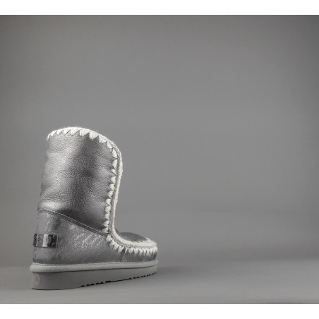 Mou /// Sa Eskimo 24 Donna Montone Double-Face Metal Vintage Grigio Prezzo 269,00