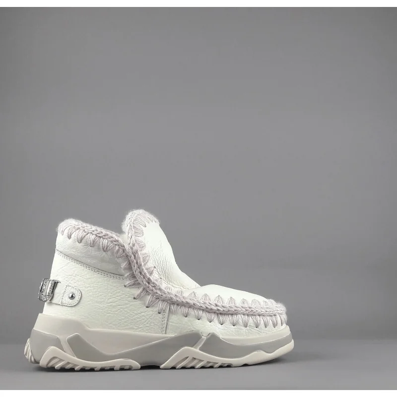 Mou /// Eskimo Trainer Donna Montone Double-Face Bianco Opaco Prezzo 279,00