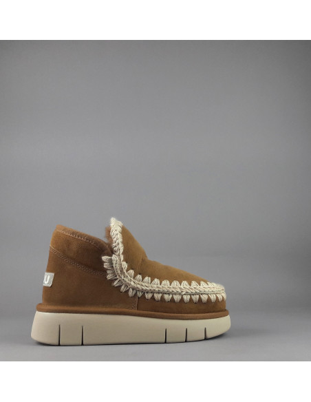 Mou /// Eskimo Bounce Donna Montone Double-Face Marrone Chiaro Prezzo 219,00