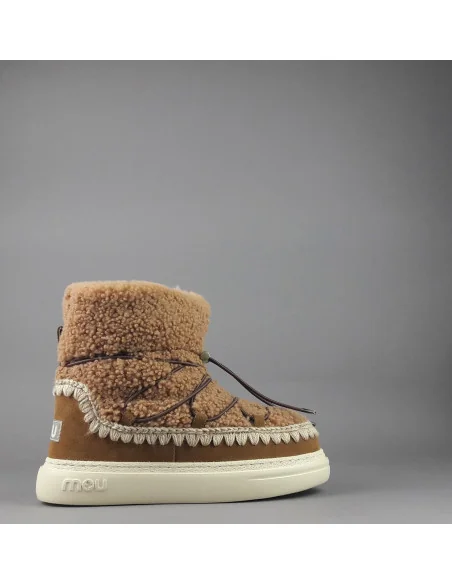 Mou /// Eskimo 18 Sneakers Bold Donna Montone Double-Face Marrone Chiaro Prezzo 259,00