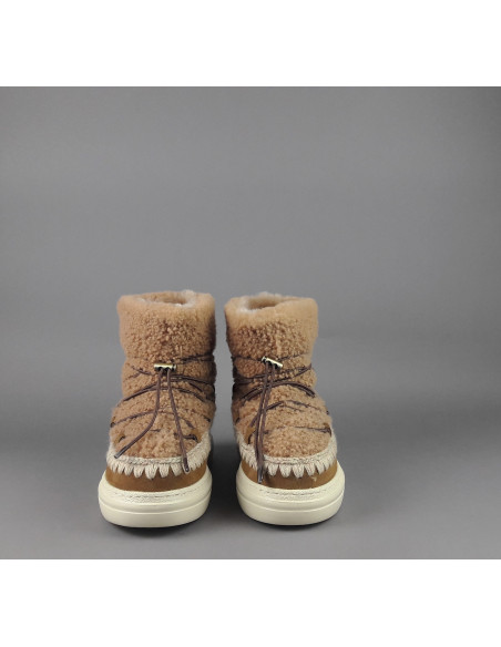 Mou /// Eskimo 18 Sneakers Bold Donna Montone Double-Face Marrone Chiaro Prezzo 259,00