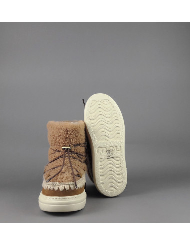 Mou /// Eskimo 18 Sneakers Bold Donna Montone Double-Face Marrone Chiaro Prezzo 259,00