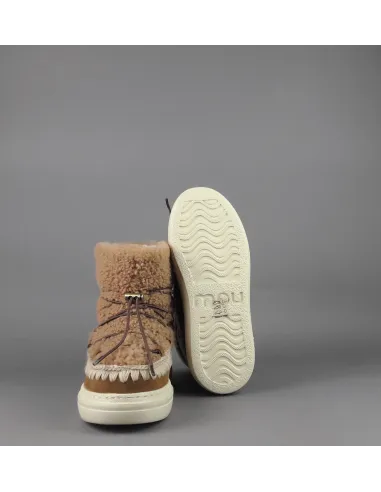 Mou /// Eskimo 18 Sneakers Bold Donna Montone Double-Face Marrone Chiaro Prezzo 259,00