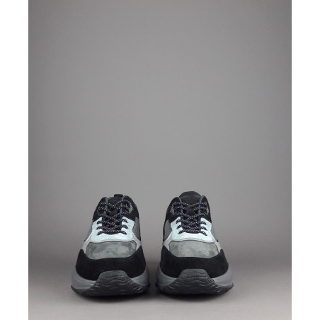 Hogan /// Sneakers Interaction Uomo Camoscio Tela Nero Grigio Prezzo 360,00