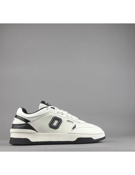 Orto - Sneakers Uomo Eclipse Ecopelle Bianco Opaco Nero Prezzo 94,00