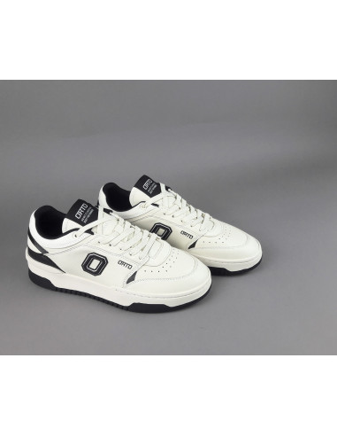 Orto - Sneakers Uomo Eclipse Ecopelle Bianco Opaco Nero Prezzo 94,00