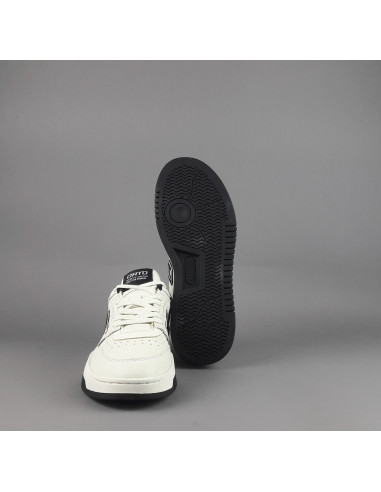 Orto - Sneakers Uomo Eclipse Ecopelle Bianco Opaco Nero Prezzo 94,00