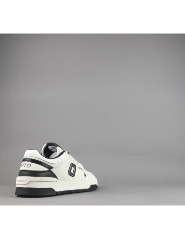 Orto - Sneakers Uomo Eclipse Ecopelle Bianco Opaco Nero Prezzo 94,00