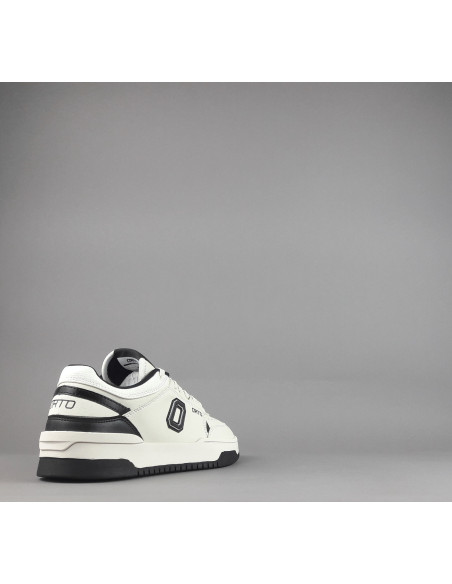 Orto - Sneakers Uomo Eclipse Ecopelle Bianco Opaco Nero Prezzo 94,00