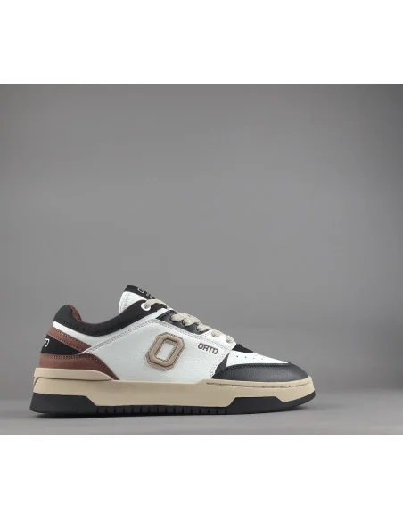 Orto - Sneakers Uomo Eclipse Ecopelle Bianco Nero Marrone Prezzo 98,00