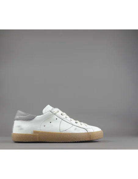 Philippe Model - Sneakers Uomo Paris x Pelle Bianco Prezzo 320,00