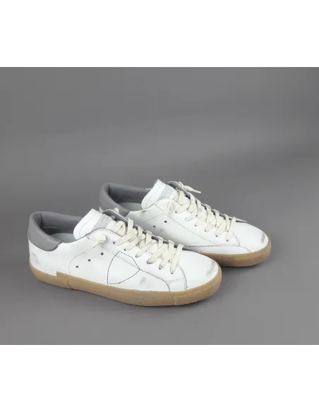 Philippe Model - Sneakers Uomo Paris x Pelle Bianco Prezzo 320,00