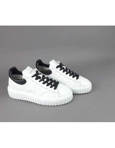 Hogan - Sneakers H645 Uomo Pelle Nappa Bianco Prezzo 430,00