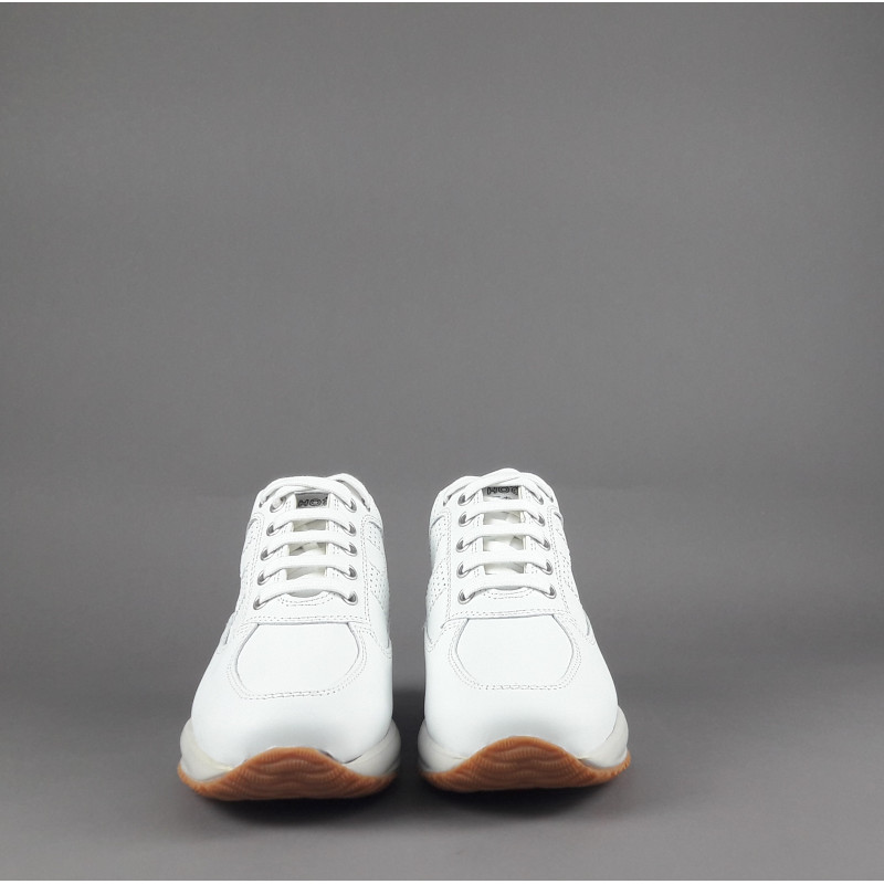 Hogan - Interactive Donna Pelle Bianco H Traforata Prezzo 420,00