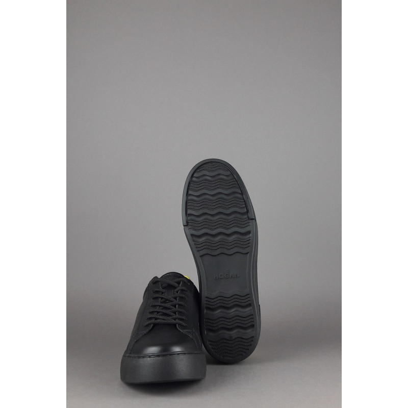 Hogan Sneakers Uomo Rebel Derby Pelle Nero Prezzo 320,00