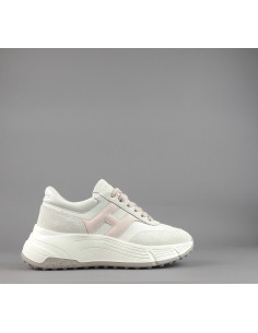 Hogan - H669 Donna Camoscio Pelle Avorio H Cucita Prezzo 470,00