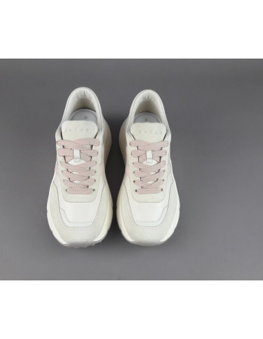 Hogan - H669 Donna Camoscio Pelle Avorio H Cucita Prezzo 470,00