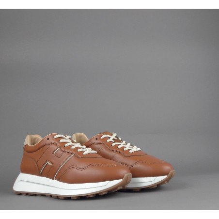 Hogan - Sneakers Donna H641 Pelle Cuoio H Pelle Prezzo 460,00