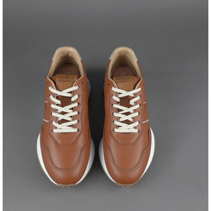 Hogan - Sneakers Donna H641 Pelle Cuoio H Pelle Prezzo 460,00