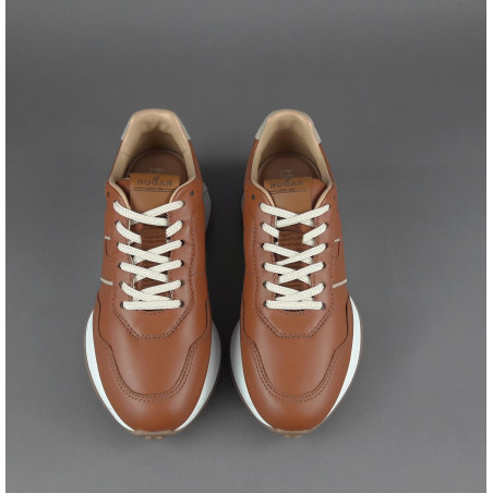 Hogan - Sneakers Donna H641 Pelle Cuoio H Pelle Prezzo 460,00