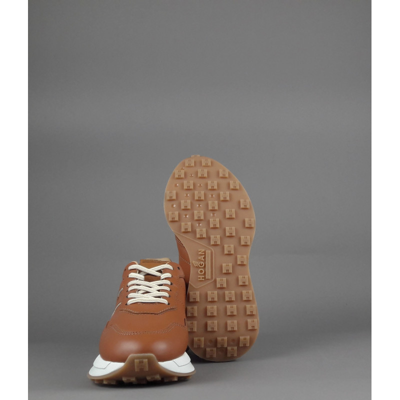 Hogan - Sneakers Donna H641 Pelle Cuoio H Pelle Prezzo 460,00