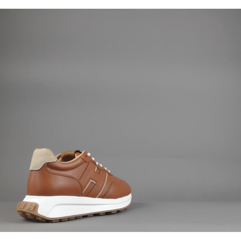 Hogan - Sneakers Donna H641 Pelle Cuoio H Pelle Prezzo 460,00