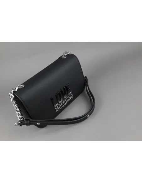 Love Moschino - Borsa A Spalla Donna Pu Nero Prezzo 230,00