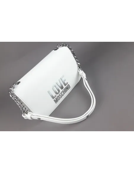 Love Moschino - Borsa A Spalla Donna Pu Bianco Prezzo 230,00