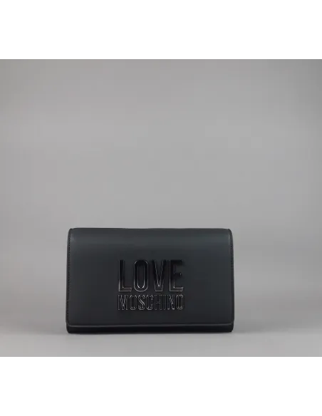 Love Moschino - Borsa A Spalla Donna Pu Nero Prezzo 165,00