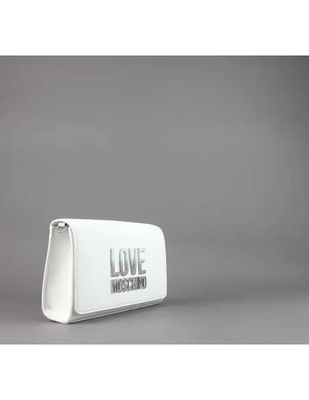 Love Moschino - Borsa A Spalla Donna Pu Bianco Prezzo 165,00