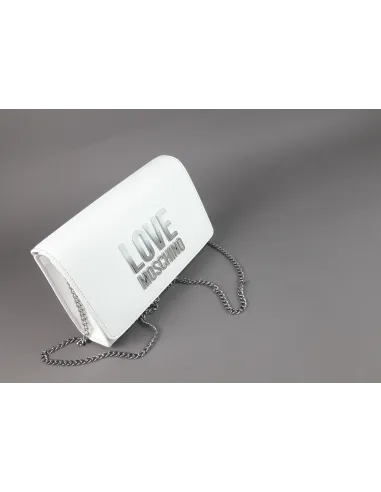 Love Moschino - Borsa A Spalla Donna Pu Bianco Prezzo 165,00