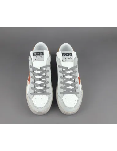 Ama Brand - Sneakers Uomo Slam Pelle Camoscio Bianco Grigio Prezzo 205,00