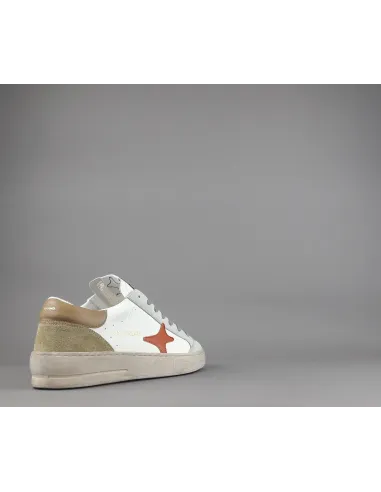 Ama Brand - Sneakers Uomo Slam Pelle Camoscio Bianco Grigio Prezzo 205,00