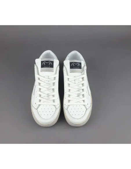 Ama Brand - Sneakers Donna Slam Pelle Bianco Prezzo 205,00