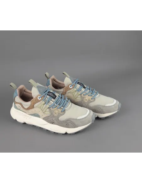 Flower Mountain - Sneakers Uomo Yamano 3 Camoscio Tela Talpa Prezzo 205,00