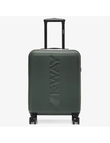 K-Way - Trolley Rigido K-Air Small Polipropilene Verde Militare Prezzo 160,00