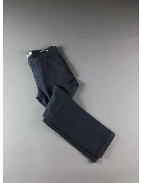 Clark - Pantalone Uomo Mark Gabardina Blu Scuro Prezzo 75,00