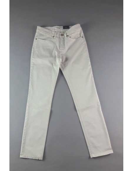 Jeckerson - Jeans Uomo In Cotone Gabardina Stretch Mastice Prezzo 170,00