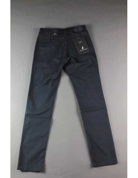 Jeckerson - Jeans Uomo In Cotone Gabardina Stretch Blu Scuro Prezzo 170,00