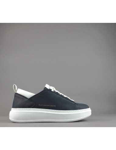 Alexander Smith - Sneakers Uomo Wembley Nabuk Blu Scuro Prezzo 215,00