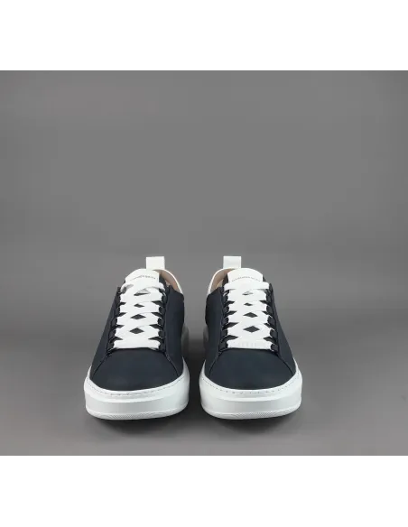 Alexander Smith - Sneakers Uomo Wembley Nabuk Blu Scuro Prezzo 215,00
