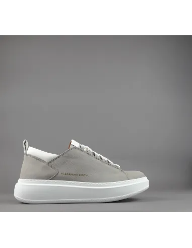 Alexander Smith - Sneakers Uomo Wembley Nabuk Grigio Prezzo 215,00