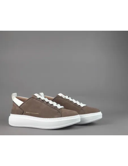Alexander Smith - Sneakers Uomo Wembley Nabuk Marrone Prezzo 215,00