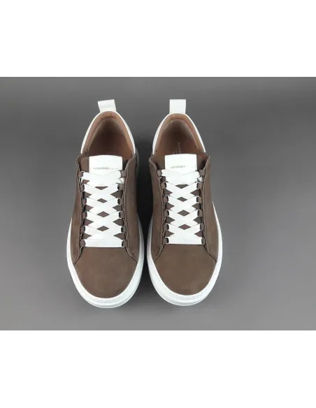 Alexander Smith - Sneakers Uomo Wembley Nabuk Marrone Prezzo 215,00