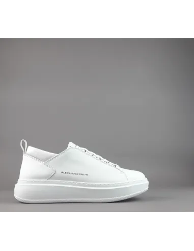 Alexander Smith - Sneakers Uomo Wembley Pelle Bianco Prezzo 208,00