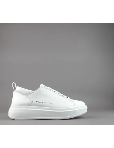 Alexander Smith - Sneakers Uomo Wembley Pelle Bianco Prezzo 208,00